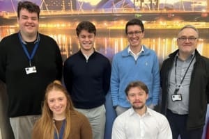 A group of staff who work for City Property (Glasgow) LLP